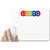 UDNAG White Mousepad 'LGBTQ | LGBTQ' for Computer / PC / Laptop [230 x 200 x 5mm]