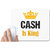 UDNAG White Mousepad 'King | Cash is King' for Computer / PC / Laptop [230 x 200 x 5mm]