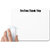 UDNAG White Mousepad 'Thanks | I am fine Thank you' for Computer / PC / Laptop [230 x 200 x 5mm]
