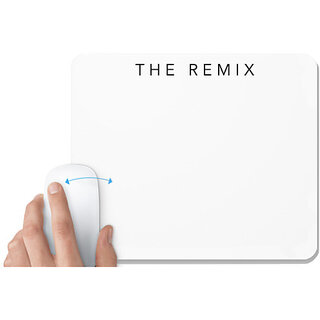                       UDNAG White Mousepad 'Music | The Remix' for Computer / PC / Laptop [230 x 200 x 5mm]                                              
