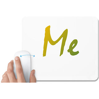                       UDNAG White Mousepad 'Father Son | Me' for Computer / PC / Laptop [230 x 200 x 5mm]                                              