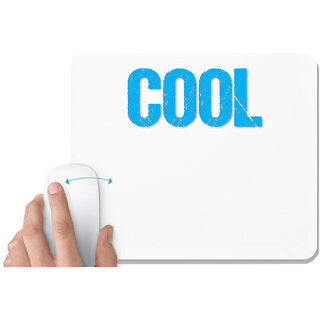                       UDNAG White Mousepad 'Couple | Cool' for Computer / PC / Laptop [230 x 200 x 5mm]                                              