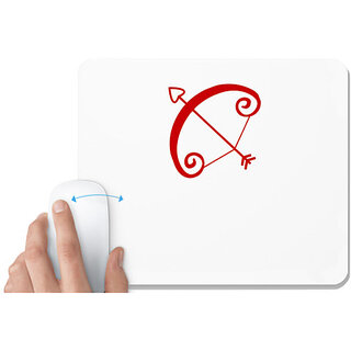                       UDNAG White Mousepad 'Love | Couple' for Computer / PC / Laptop [230 x 200 x 5mm]                                              
