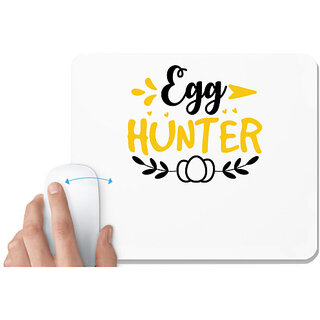                       UDNAG White Mousepad 'Easter | egg hunter' for Computer / PC / Laptop [230 x 200 x 5mm]                                              