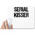 UDNAG White Mousepad 'Kiss | Serial Kisser' for Computer / PC / Laptop [230 x 200 x 5mm]