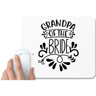                       UDNAG White Mousepad 'Grandpa | Grandma of thee' for Computer / PC / Laptop [230 x 200 x 5mm]                                              