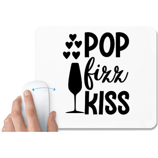                       UDNAG White Mousepad 'Pop' for Computer / PC / Laptop [230 x 200 x 5mm]                                              