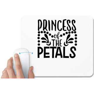                       UDNAG White Mousepad 'Princess | Princess of the' for Computer / PC / Laptop [230 x 200 x 5mm]                                              