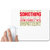 UDNAG White Mousepad 'Teach yourself to be impatient' for Computer / PC / Laptop [230 x 200 x 5mm]