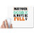 UDNAG White Mousepad 'Make your Bonnin Always Be Full' for Computer / PC / Laptop [230 x 200 x 5mm]