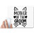 UDNAG White Mousepad 'Mummy | Mother of the Groommm' for Computer / PC / Laptop [230 x 200 x 5mm]