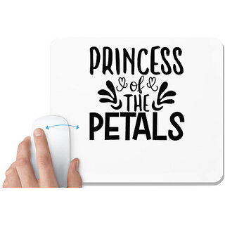                       UDNAG White Mousepad 'Princess | Princess' for Computer / PC / Laptop [230 x 200 x 5mm]                                              