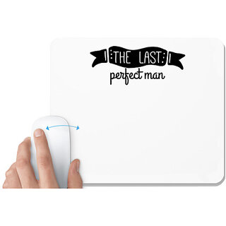                       UDNAG White Mousepad 'Father | the last perfect man' for Computer / PC / Laptop [230 x 200 x 5mm]                                              