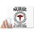 UDNAG White Mousepad 'Nurse | I WAS BORN TO BE A,' for Computer / PC / Laptop [230 x 200 x 5mm]