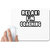 UDNAG White Mousepad 'Coaching | relax i am coaching' for Computer / PC / Laptop [230 x 200 x 5mm]