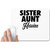 UDNAG White Mousepad 'Sister, Aunt | sister aunt heroine' for Computer / PC / Laptop [230 x 200 x 5mm]