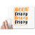 UDNAG White Mousepad 'Beer | Beer Fishy Fishy Fishy' for Computer / PC / Laptop [230 x 200 x 5mm]