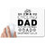 UDNAG White Mousepad 'Father | I'm A Cycling Dad' for Computer / PC / Laptop [230 x 200 x 5mm]
