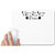 UDNAG White Mousepad 'Drama | if you're not korean,' for Computer / PC / Laptop [230 x 200 x 5mm]