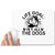 UDNAG White Mousepad 'Dog | Life goal' for Computer / PC / Laptop [230 x 200 x 5mm]