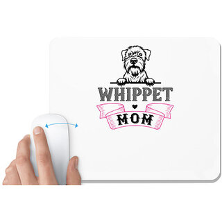                       UDNAG White Mousepad 'Mother | whippet mom' for Computer / PC / Laptop [230 x 200 x 5mm]                                              