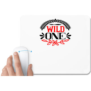                       UDNAG White Mousepad 'Couple | wild one' for Computer / PC / Laptop [230 x 200 x 5mm]                                              