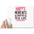 UDNAG White Mousepad 'Valentines Day | happy moment whith my true love' for Computer / PC / Laptop [230 x 200 x 5mm]