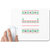 UDNAG White Mousepad '| Template 33' for Computer / PC / Laptop [230 x 200 x 5mm]