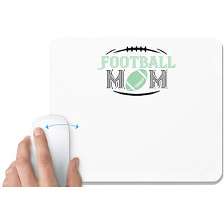                       UDNAG White Mousepad 'Mother | Football mom 4' for Computer / PC / Laptop [230 x 200 x 5mm]                                              