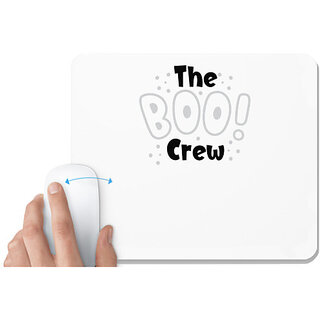                       UDNAG White Mousepad 'Witch | the boo crew' for Computer / PC / Laptop [230 x 200 x 5mm]                                              