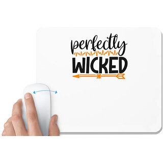                       UDNAG White Mousepad 'Witch | perfectly' for Computer / PC / Laptop [230 x 200 x 5mm]                                              