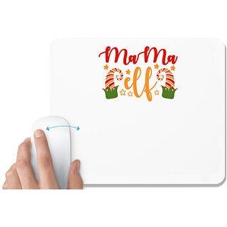                       UDNAG White Mousepad 'Mother | Mama elf' for Computer / PC / Laptop [230 x 200 x 5mm]                                              