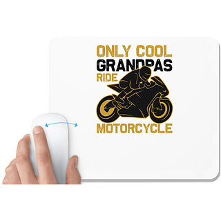                       UDNAG White Mousepad 'Racing | Only cool' for Computer / PC / Laptop [230 x 200 x 5mm]                                              