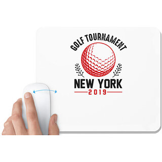                       UDNAG White Mousepad 'Golf | golf copy' for Computer / PC / Laptop [230 x 200 x 5mm]                                              