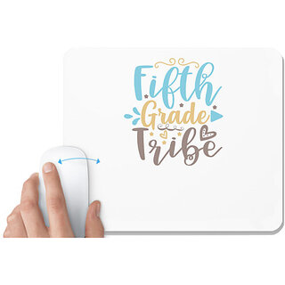                       UDNAG White Mousepad 'Teacher Student | fifth grade tribe copy' for Computer / PC / Laptop [230 x 200 x 5mm]                                              