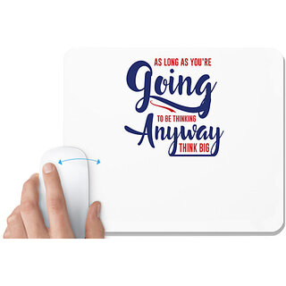                       UDNAG White Mousepad 'Going anyway | Donalt Trump' for Computer / PC / Laptop [230 x 200 x 5mm]                                              