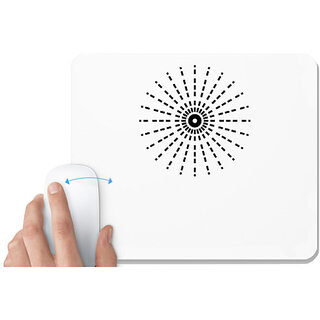                       UDNAG White Mousepad 'Illustration | Drawing3' for Computer / PC / Laptop [230 x 200 x 5mm]                                              