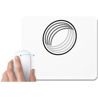                       UDNAG White Mousepad 'Illustration | Drawing4' for Computer / PC / Laptop [230 x 200 x 5mm]                                              