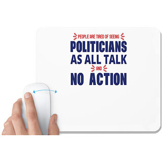                       UDNAG White Mousepad 'Politicians | Donalt Trump' for Computer / PC / Laptop [230 x 200 x 5mm]                                              