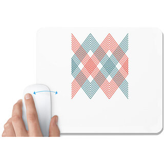                       UDNAG White Mousepad 'Illustration | Drawing6' for Computer / PC / Laptop [230 x 200 x 5mm]                                              
