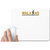 UDNAG White Mousepad 'Walking | Walking' for Computer / PC / Laptop [230 x 200 x 5mm]