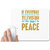 UDNAG White Mousepad 'TV | If everyone' for Computer / PC / Laptop [230 x 200 x 5mm]