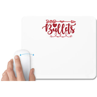                       UDNAG White Mousepad 'Christmas | bullests' for Computer / PC / Laptop [230 x 200 x 5mm]                                              