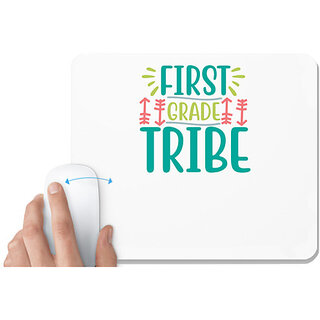                       UDNAG White Mousepad 'Student teacher | First Grade Tribe' for Computer / PC / Laptop [230 x 200 x 5mm]                                              