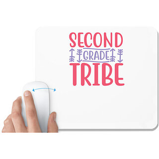                       UDNAG White Mousepad 'Student teacher | Second Grade TRIBE' for Computer / PC / Laptop [230 x 200 x 5mm]                                              
