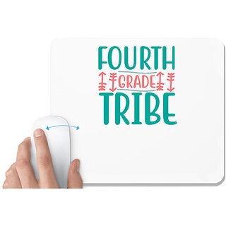                       UDNAG White Mousepad 'Student teacher | Fourth grade tribee' for Computer / PC / Laptop [230 x 200 x 5mm]                                              