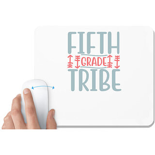                       UDNAG White Mousepad 'Student teacher | Fifth grade tribe' for Computer / PC / Laptop [230 x 200 x 5mm]                                              