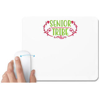                       UDNAG White Mousepad 'Student teacher | Senior tribe' for Computer / PC / Laptop [230 x 200 x 5mm]                                              