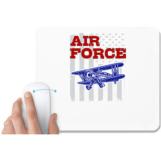                       UDNAG White Mousepad 'Airforce | Air force' for Computer / PC / Laptop [230 x 200 x 5mm]                                              