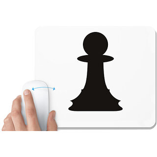                       UDNAG White Mousepad 'Chess | Chess' for Computer / PC / Laptop [230 x 200 x 5mm]                                              